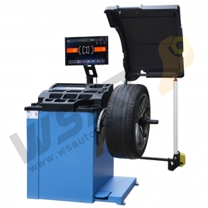 LCD Wheel Balancer with Foot Brake for 1'' to 28'' Tyres