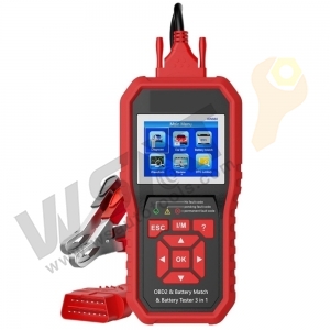 3 in 1 Battery Tester and Battery Match & OBD2 Scanner Diagnostic Tool