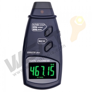 Contact and Optical Type Digital Tachometer
