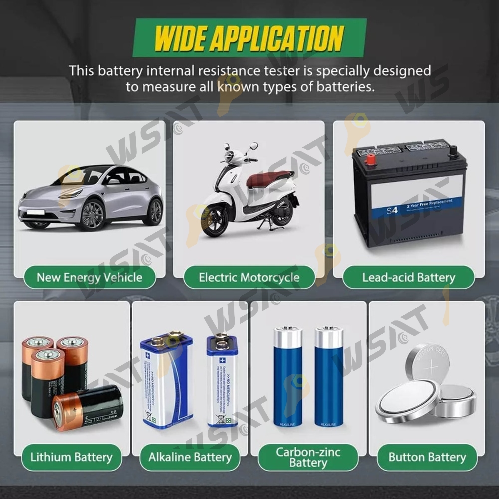 12V/24V Battery Internal Resistance Tester