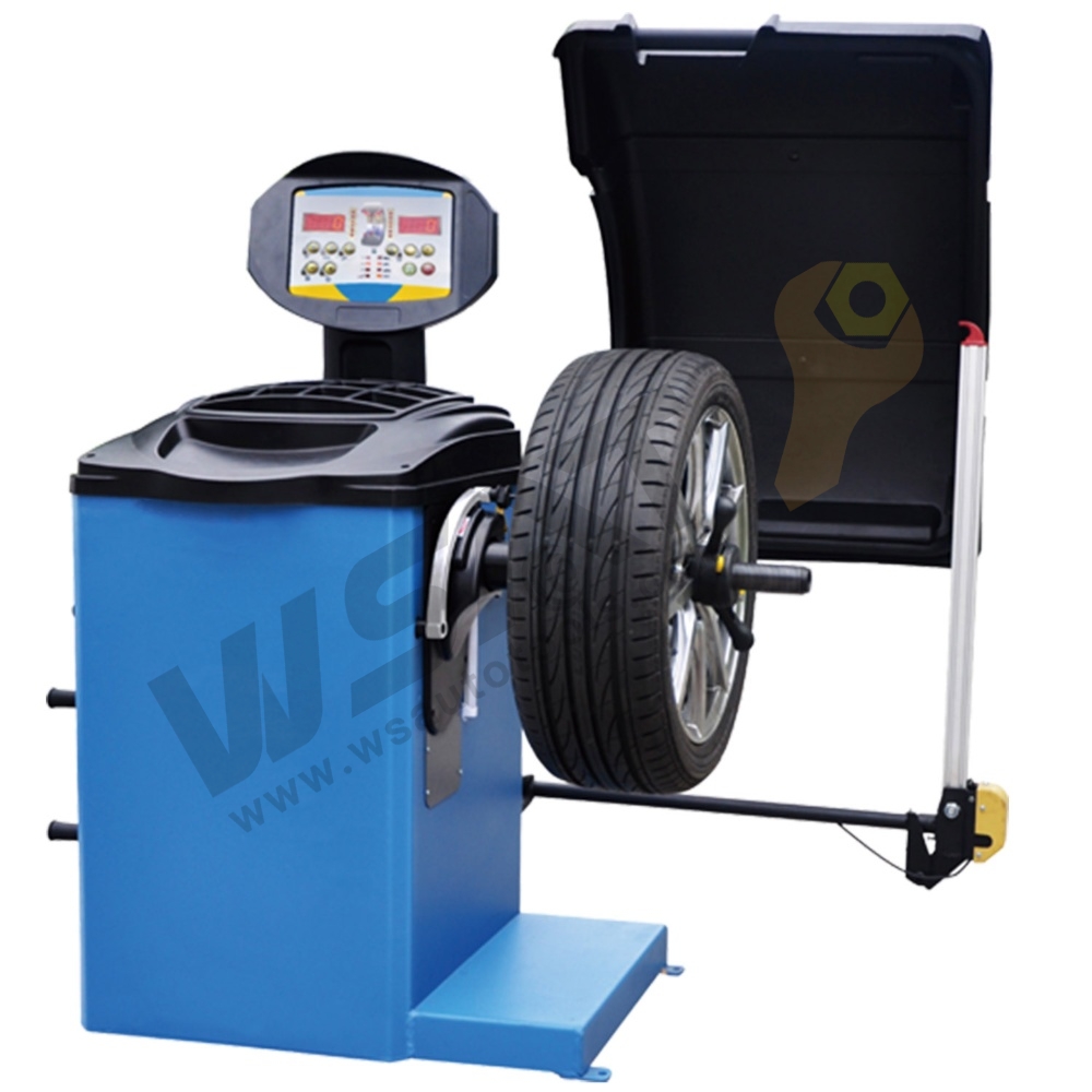 LED Wheel Balancer with Foot Brake for 1'' to 28'' Tyres LED Wheel Balancer with Foot Brake for 1'' to 28'' Tyres