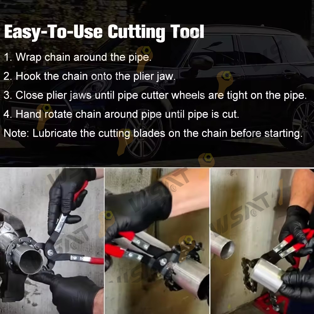Chain Type Exhaust Tail Pipe Cutter Pliers
