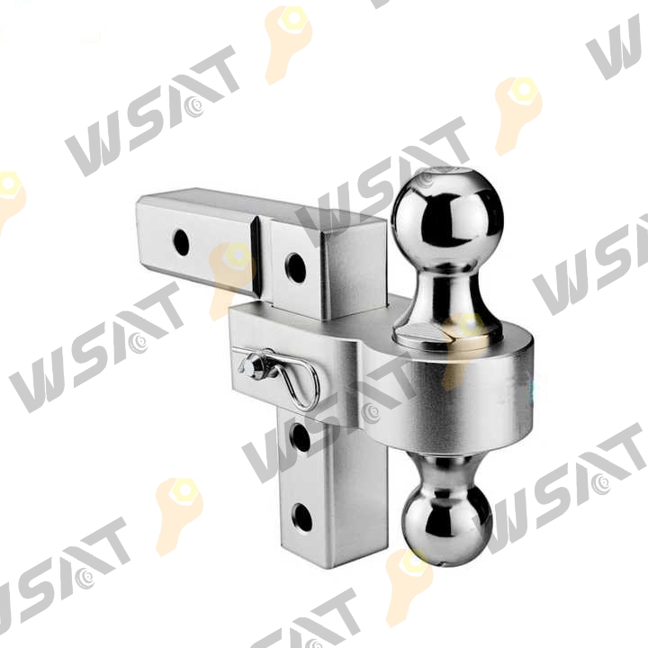 2-Ball Adjustable Aluminum Trailer Hitch