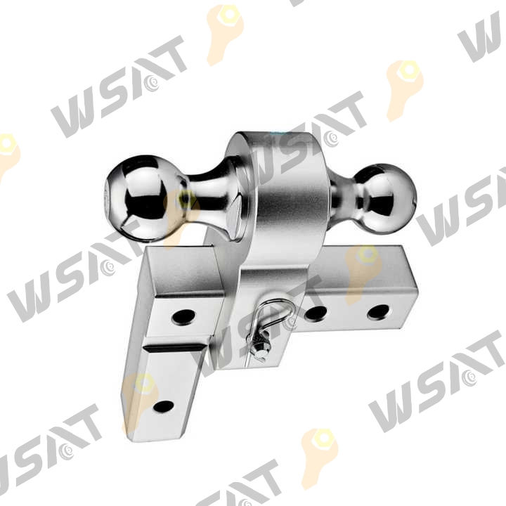 2-Ball Adjustable Aluminum Trailer Hitch