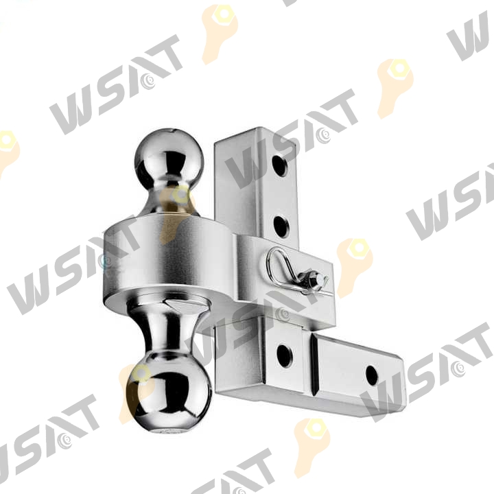 2-Ball Adjustable Aluminum Trailer Hitch