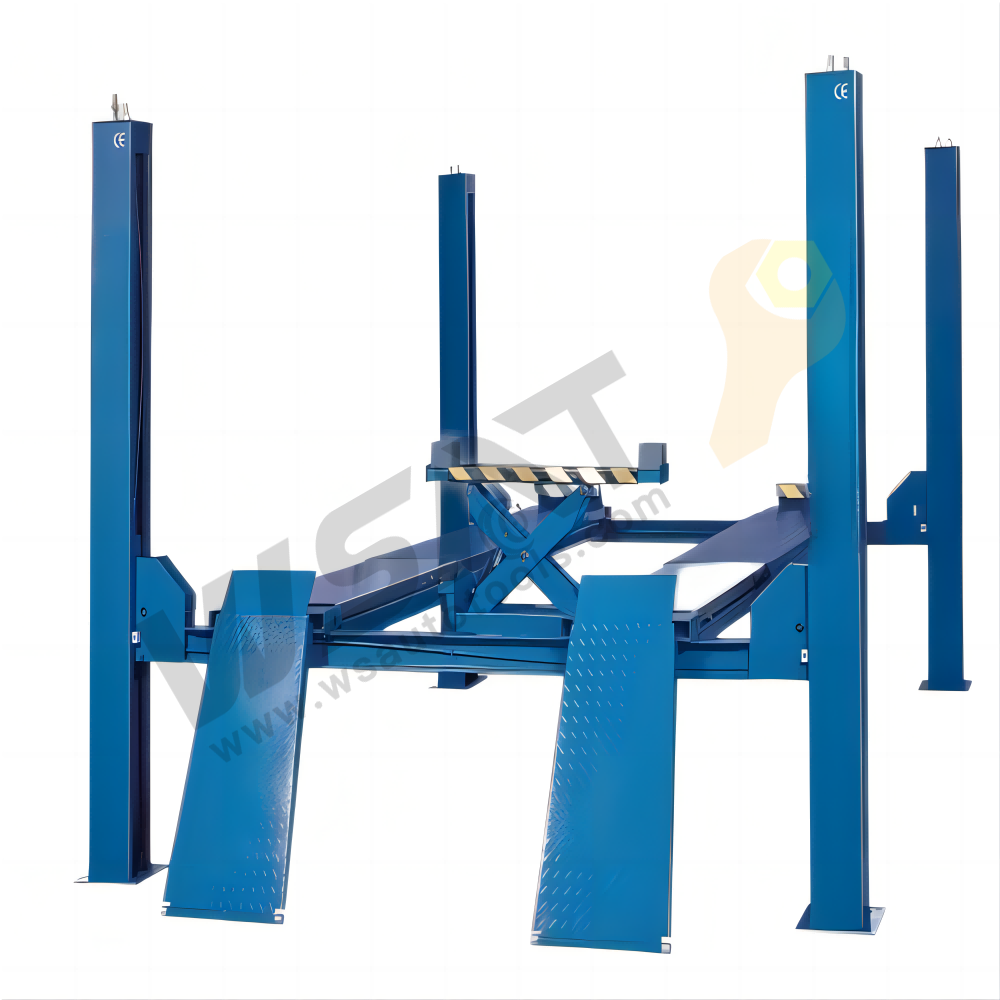 4 Ton/5 Ton Four Post Lift with Center Rolling Jack 4 Ton/5 Ton Four Post Lift with Center Rolling Jack