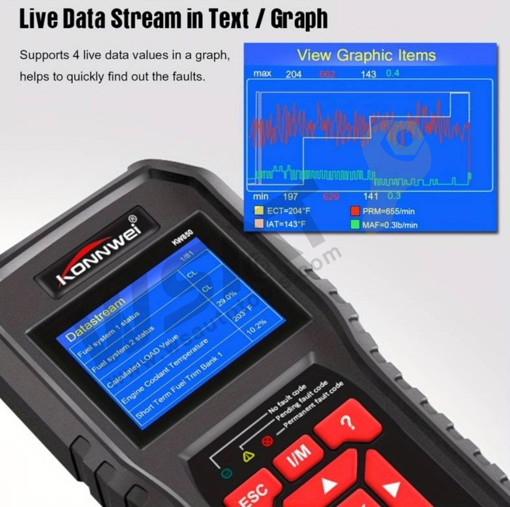 3 In 1 OBD2 Scanner Diagnostic Tool