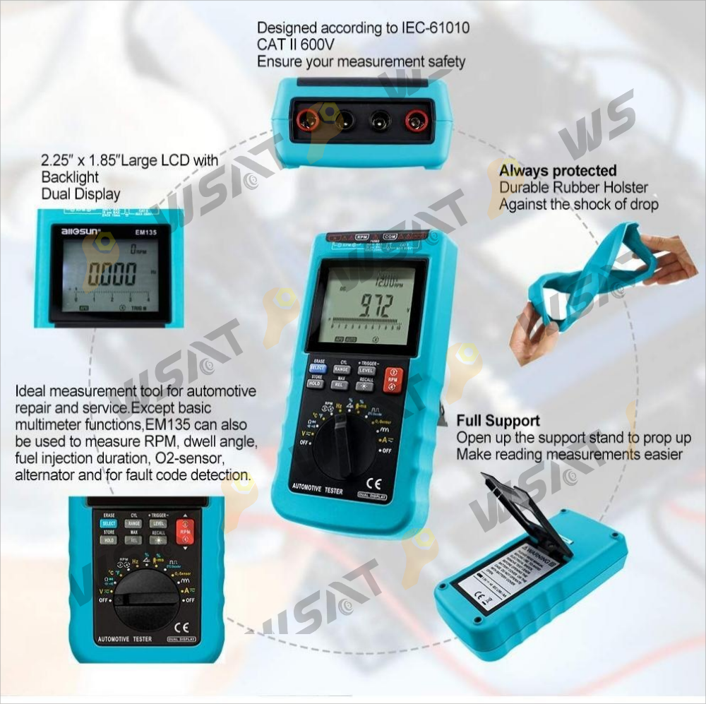 Universal Digital Automotive Multimeter