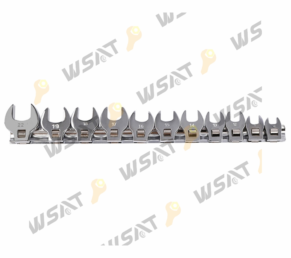 3/8" Dr. Crows Foot Wrench Set-Open End