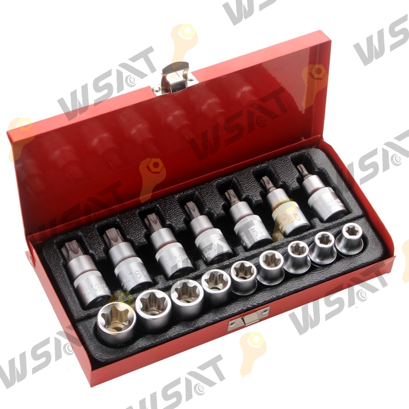 16pcs Torx Bit Set 1/2"Dr