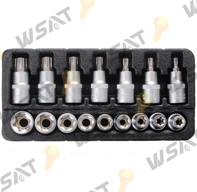 16pcs Torx Bit Set 1/2"Dr
